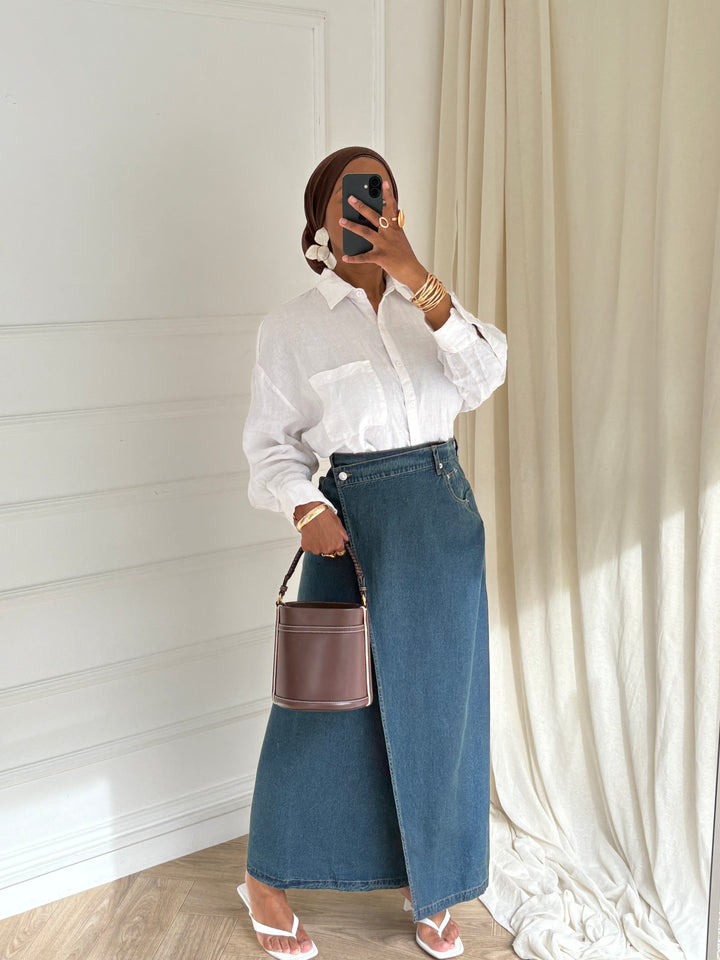 JUPE DENIM CHIC BLEU JEAN Tall