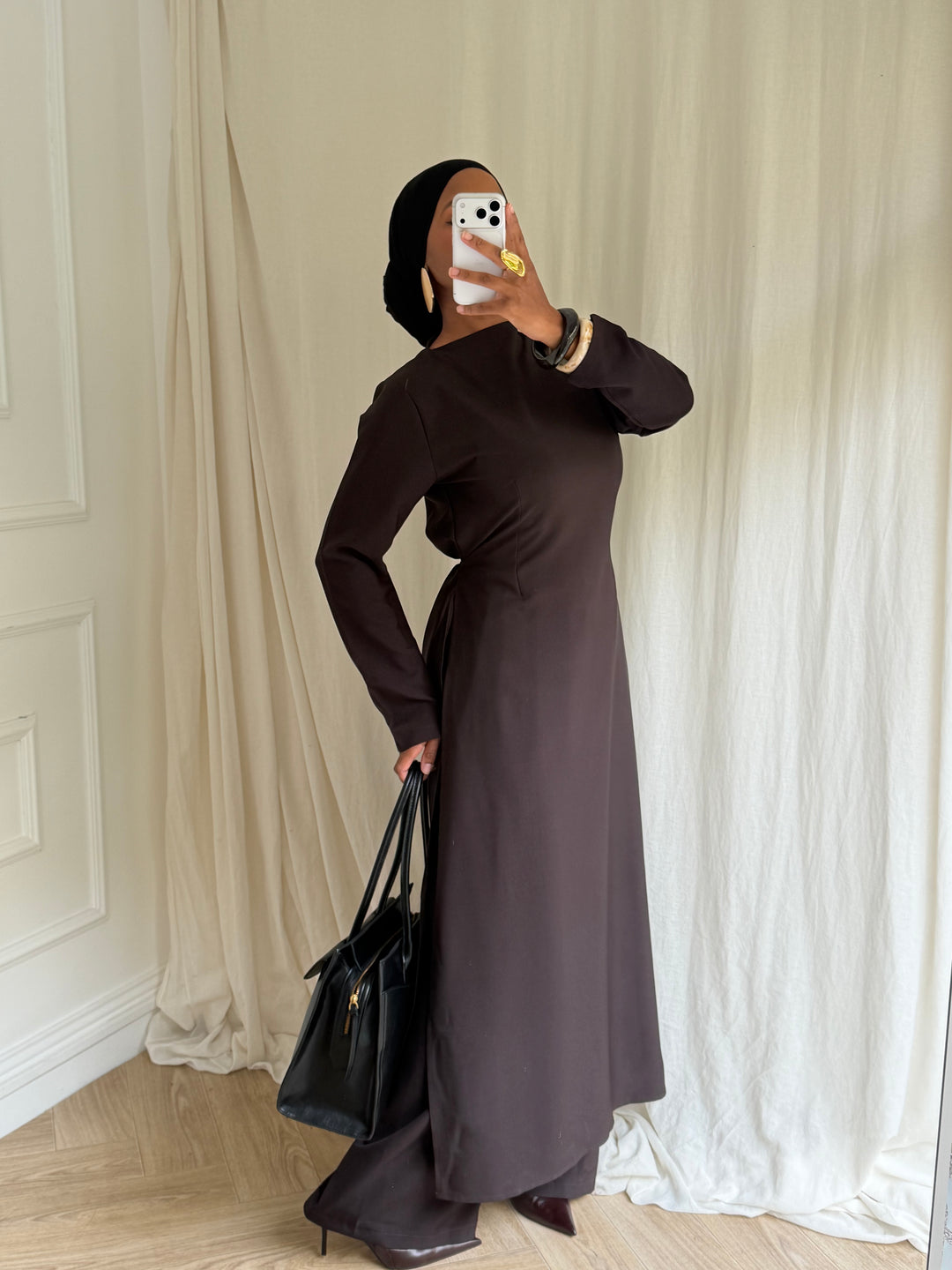 ENSEMBLE AMANA MARRON