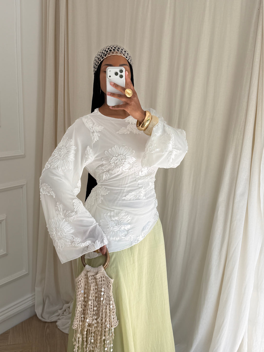 BLOUSE YASMEEN BLANCHE