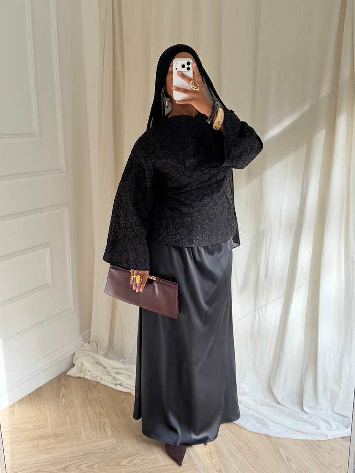 ENSEMBLE JUPE ASSA NOIR