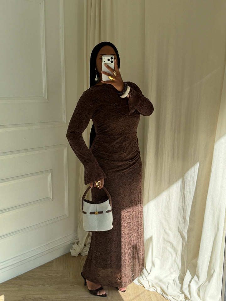 ROBE LEONNIE MARRON