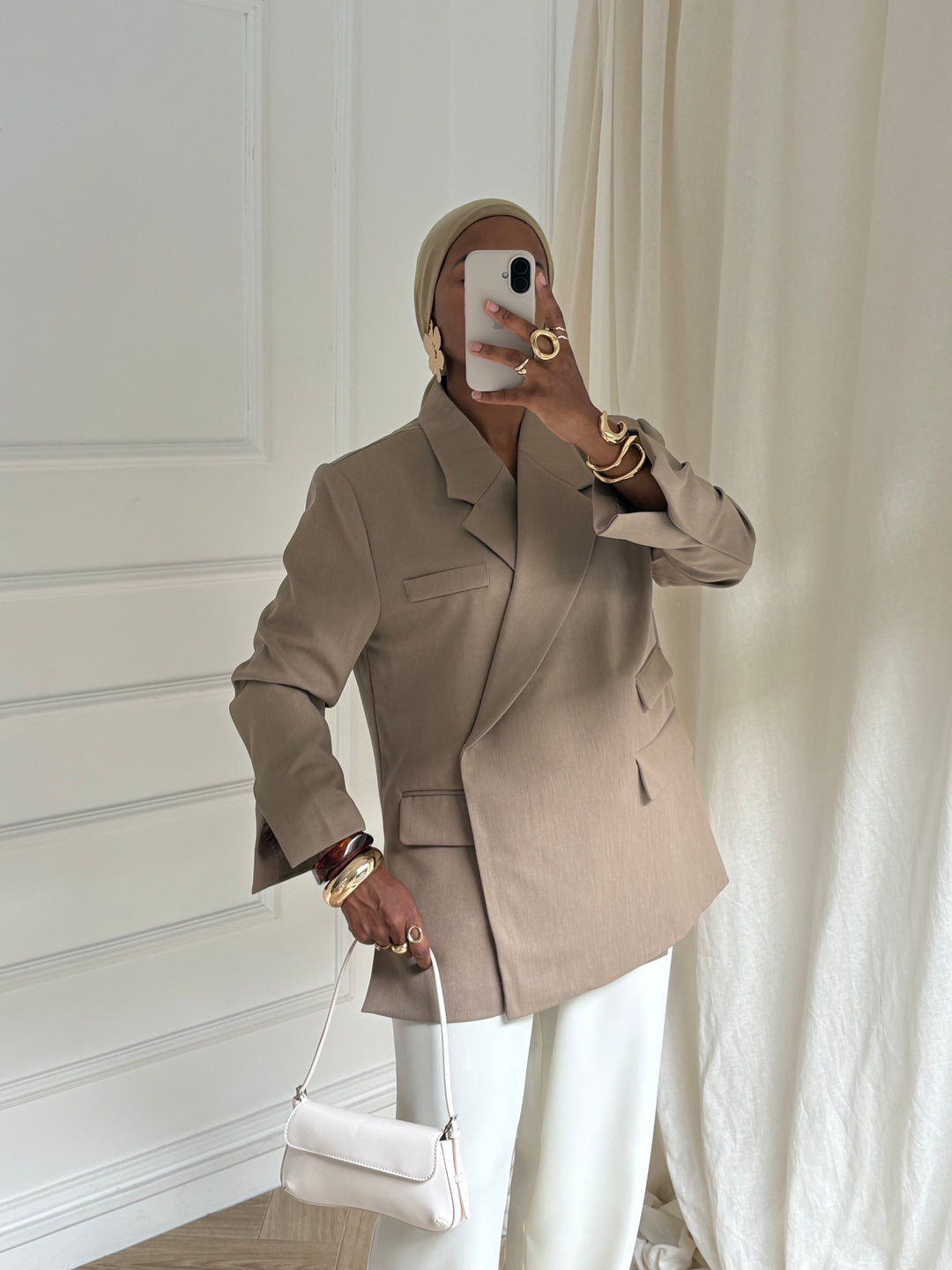 BLAZER PREMIUM ICÔNE BEIGE
