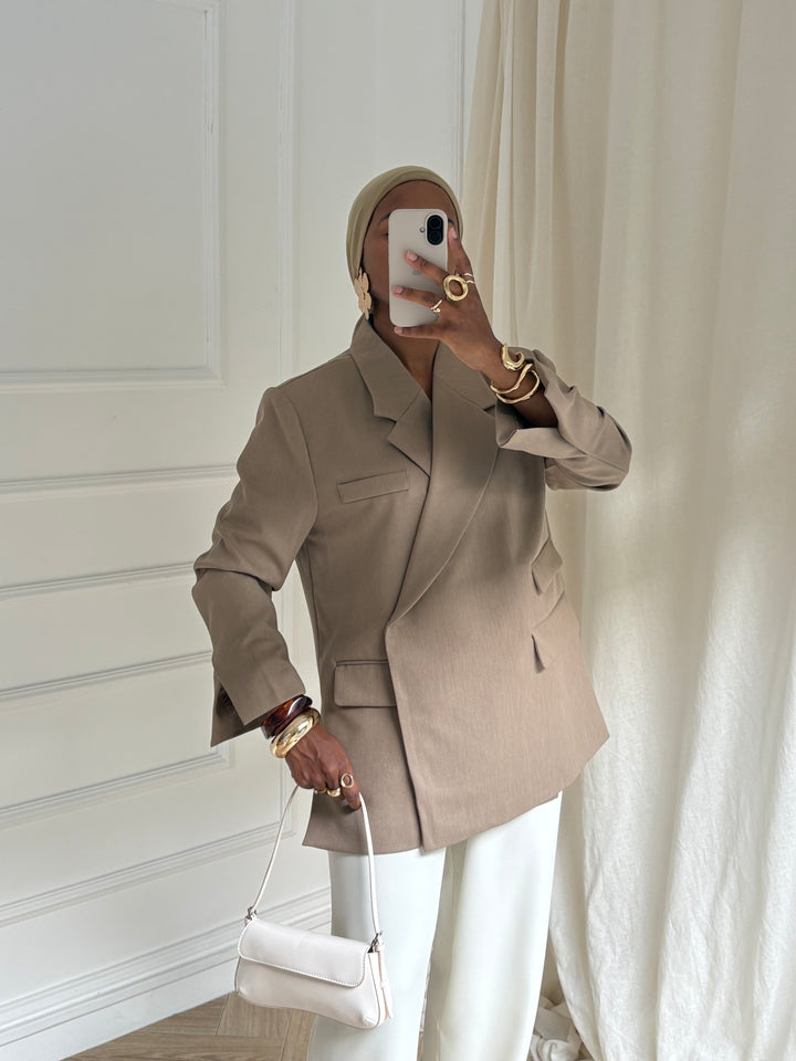 BLAZER PREMIUM ICÔNE BEIGE