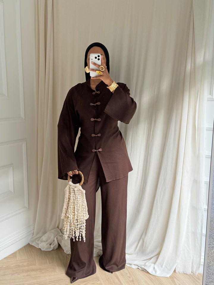 ENSEMBLE ORIGINE MARRON