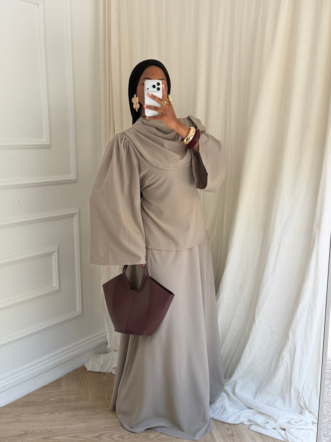 ENSEMBLE HANNA AUTOMNE TAUPE CLAIR