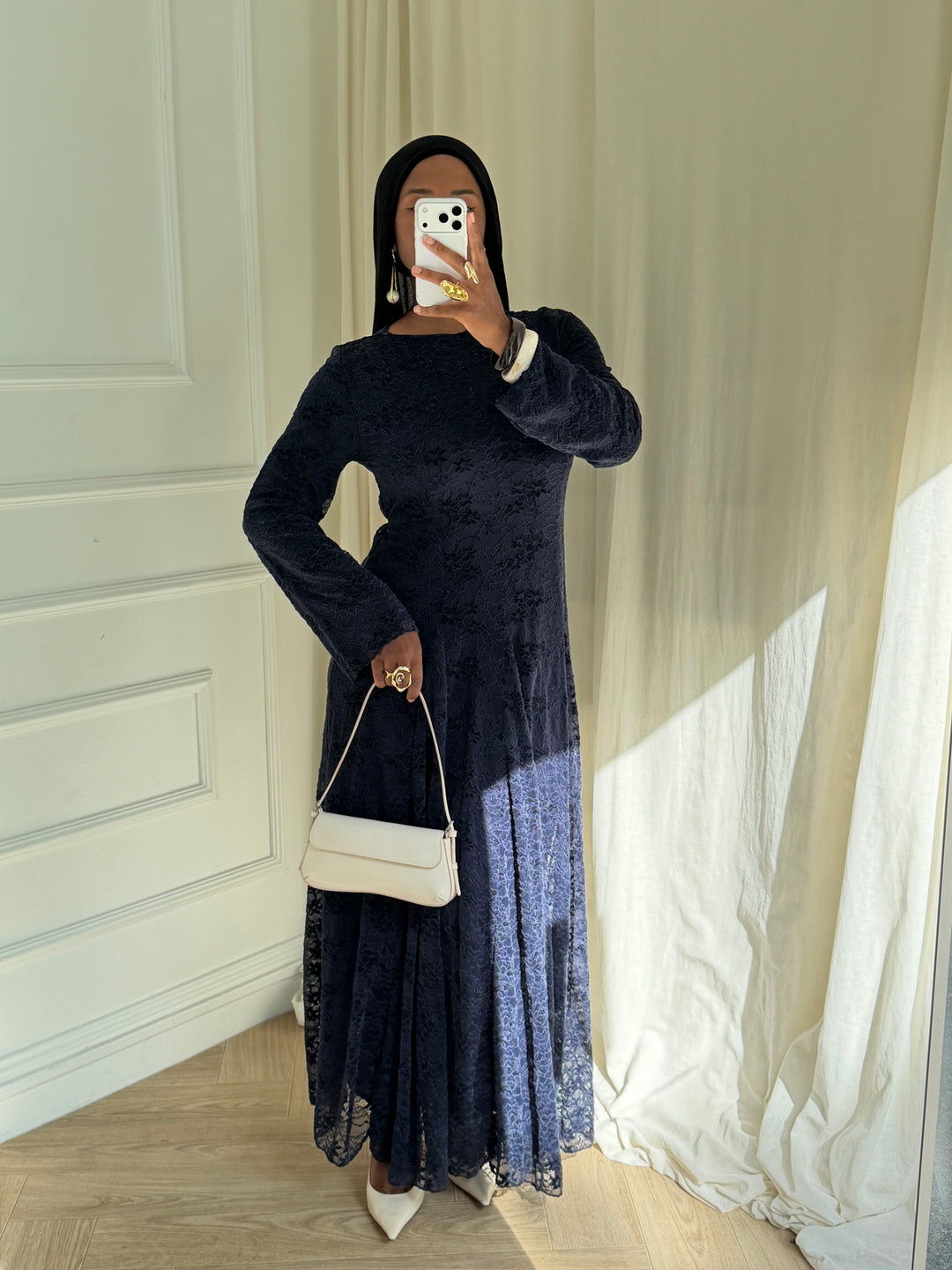 ROBE ODETTE BLEU NUIT
