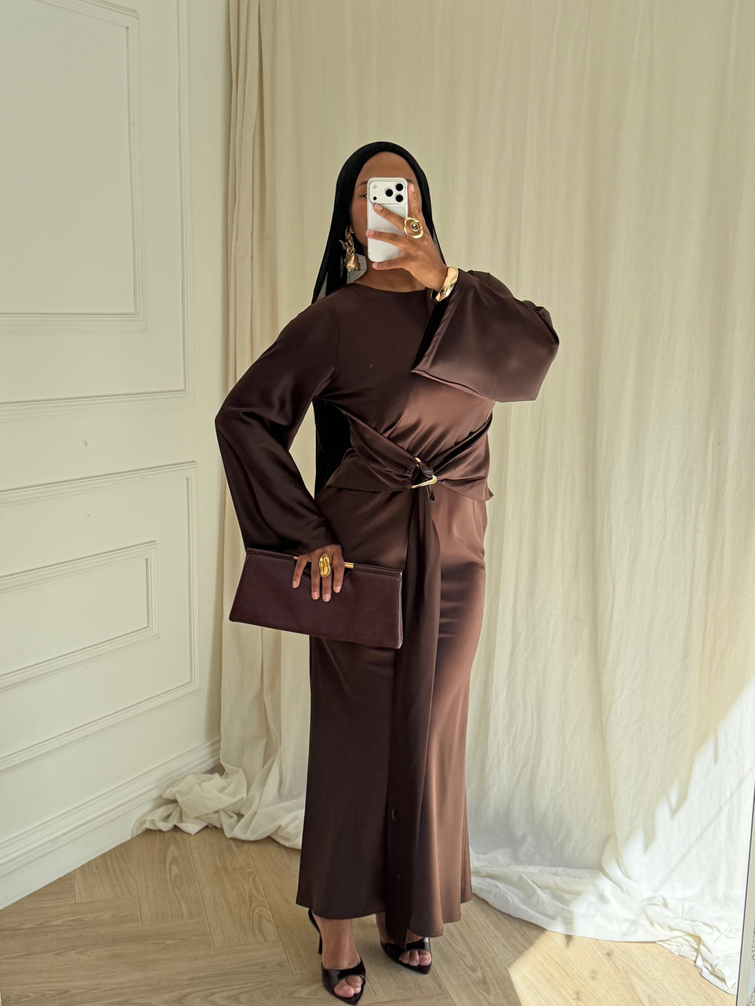 ROBE EVA MARRON