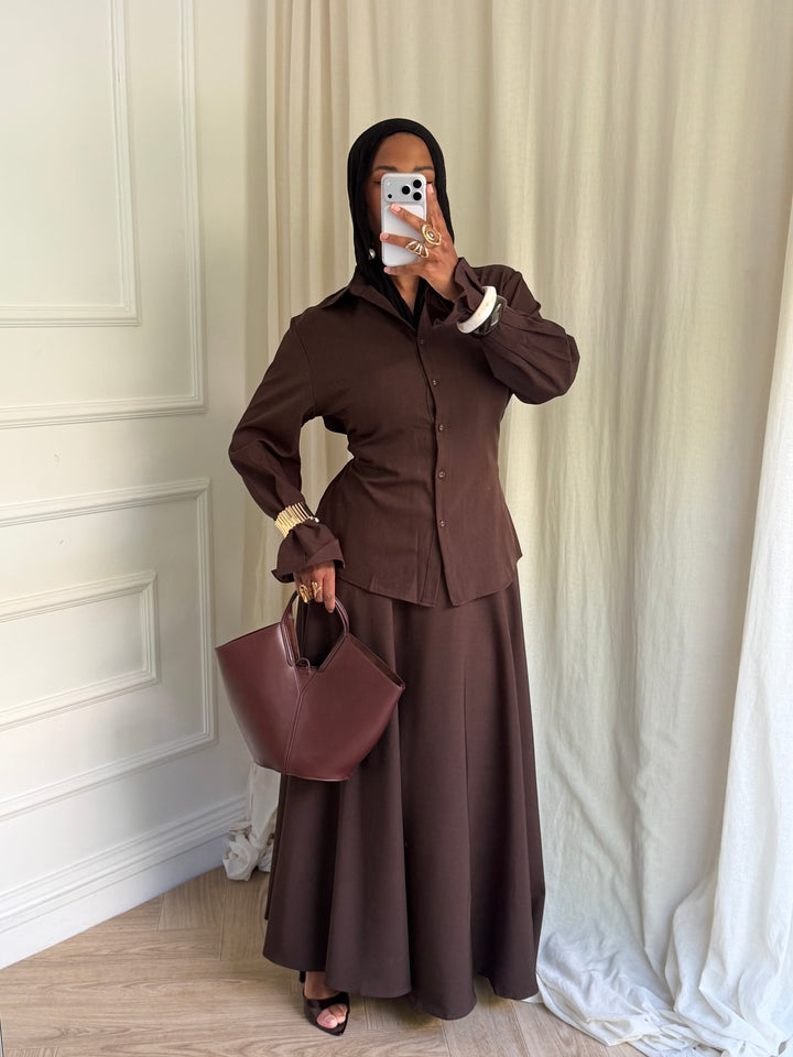 ENSEMBLE VELA MARRON