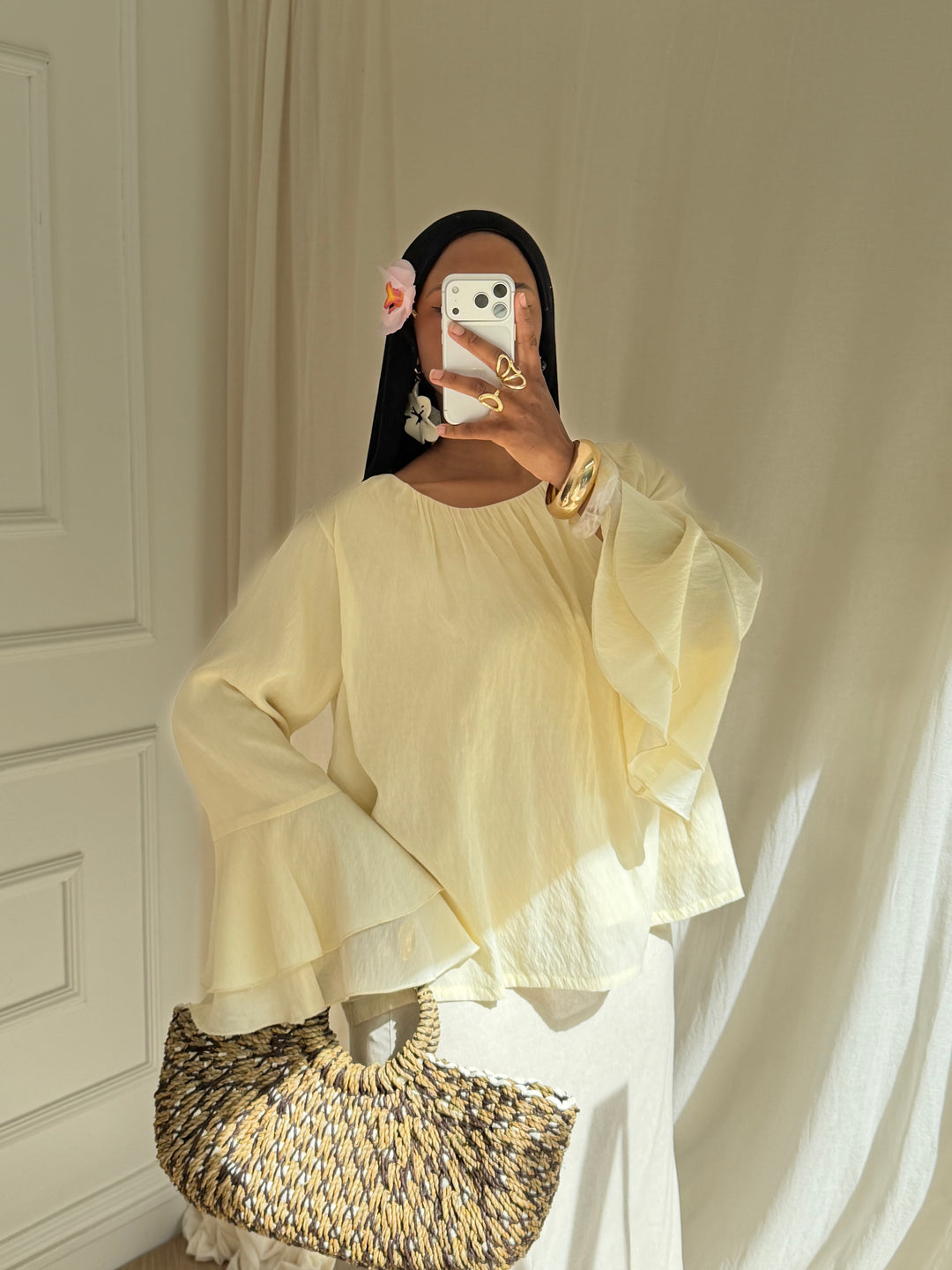 BLOUSE IRINA JAUNE