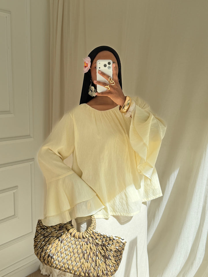 BLOUSE IRINA JAUNE