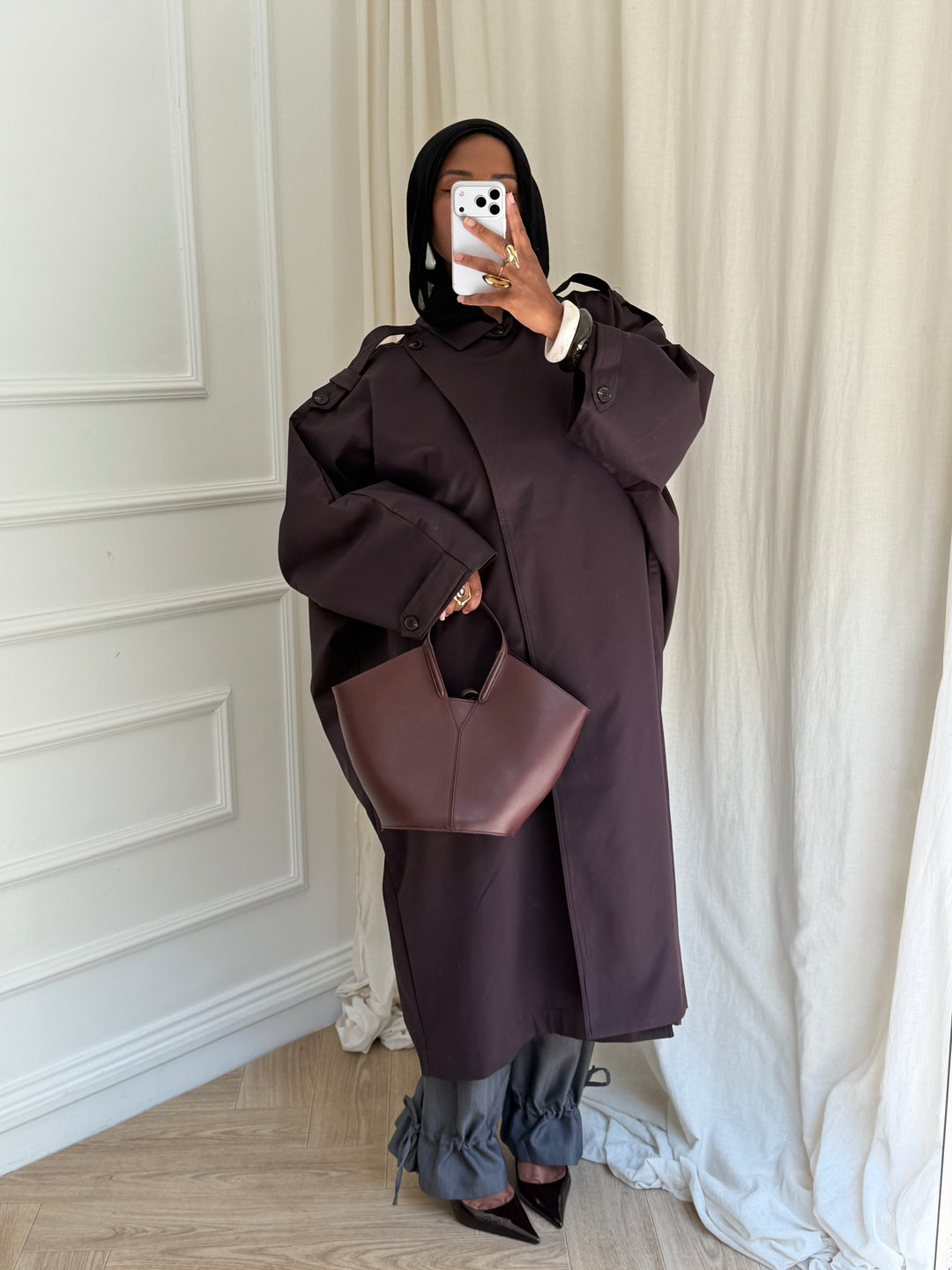 TRENCH PORTO MARRON