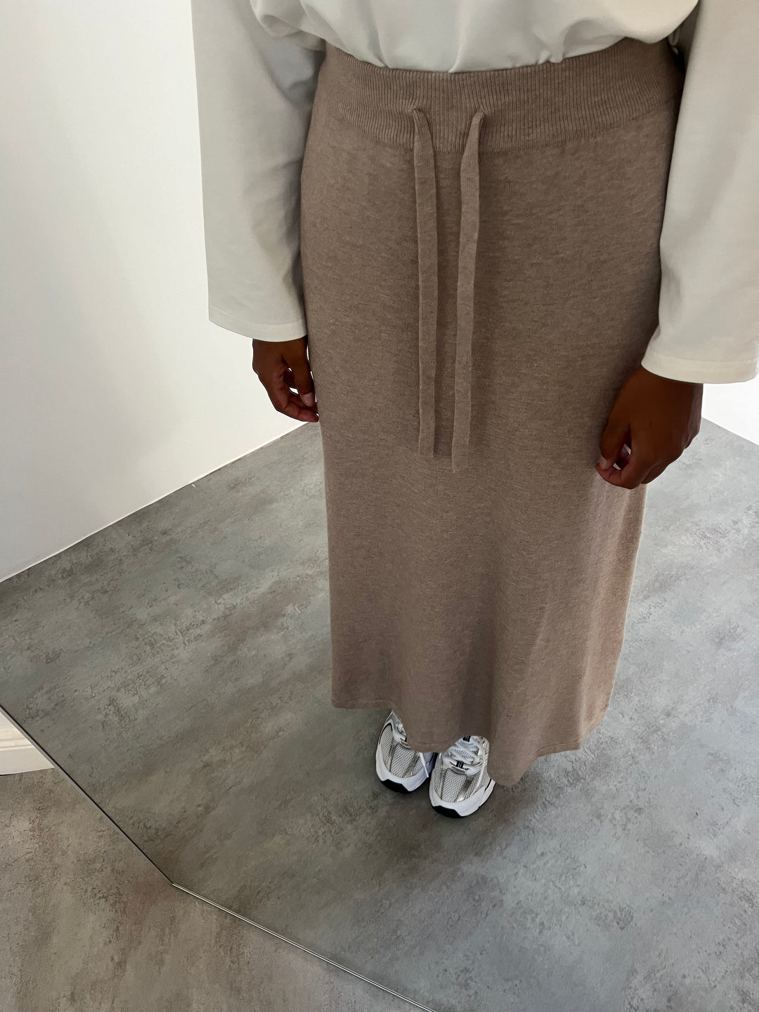 JUPE COCON BEIGE