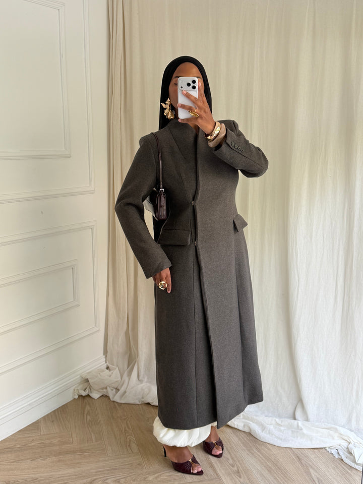MANTEAU LISE - LUXE TAUPE