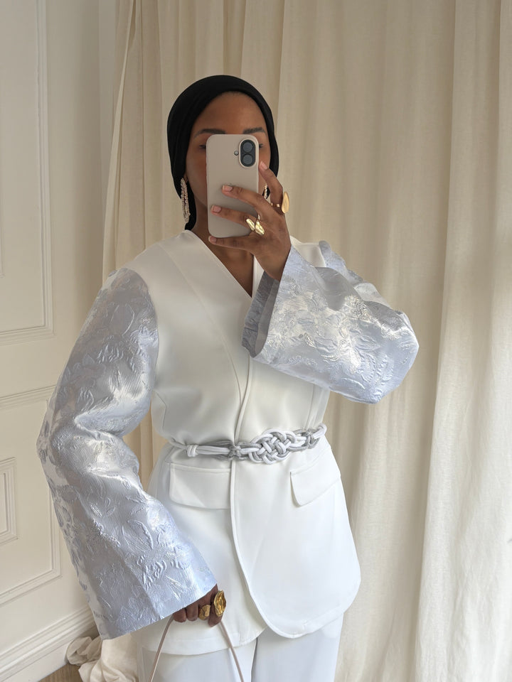SET BLAZER CAPSULE BLANC