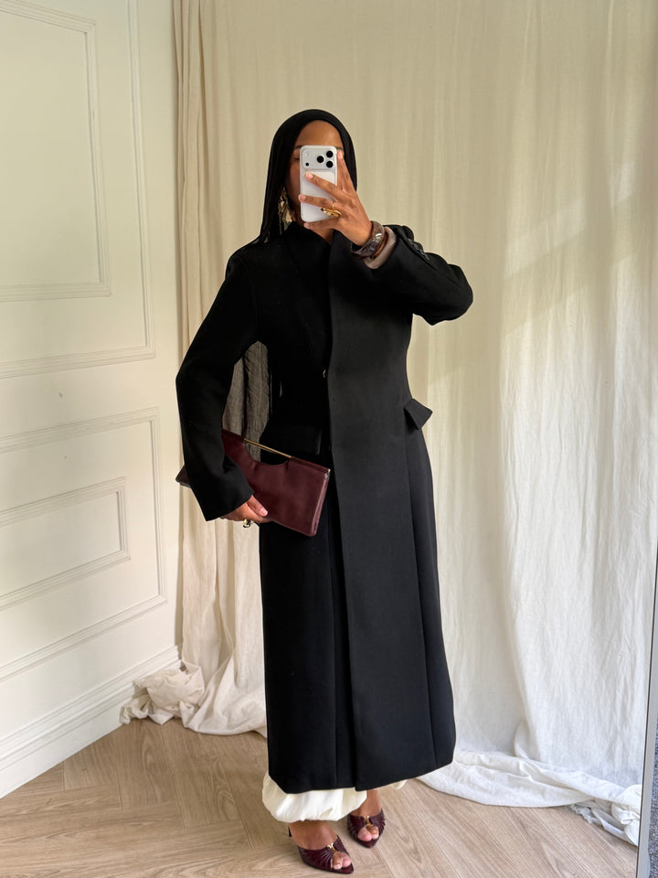 MANTEAU LISE - LUXE NOIR