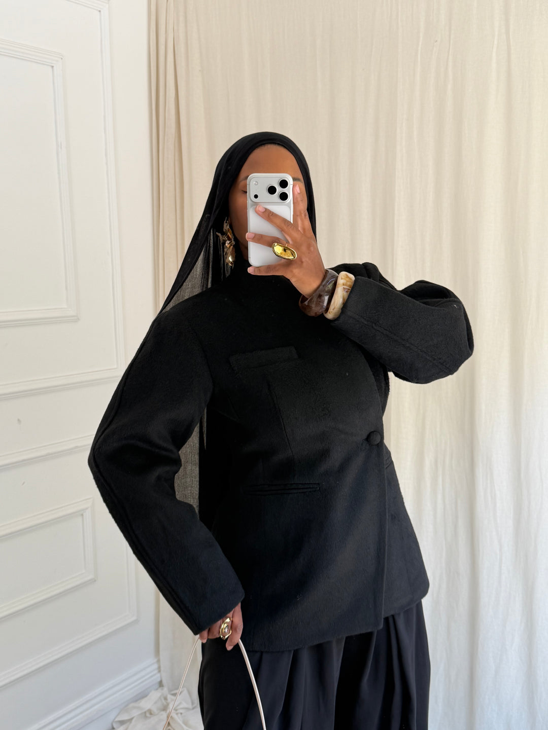 MANTEAU BLAZER PREMIUM LAINE