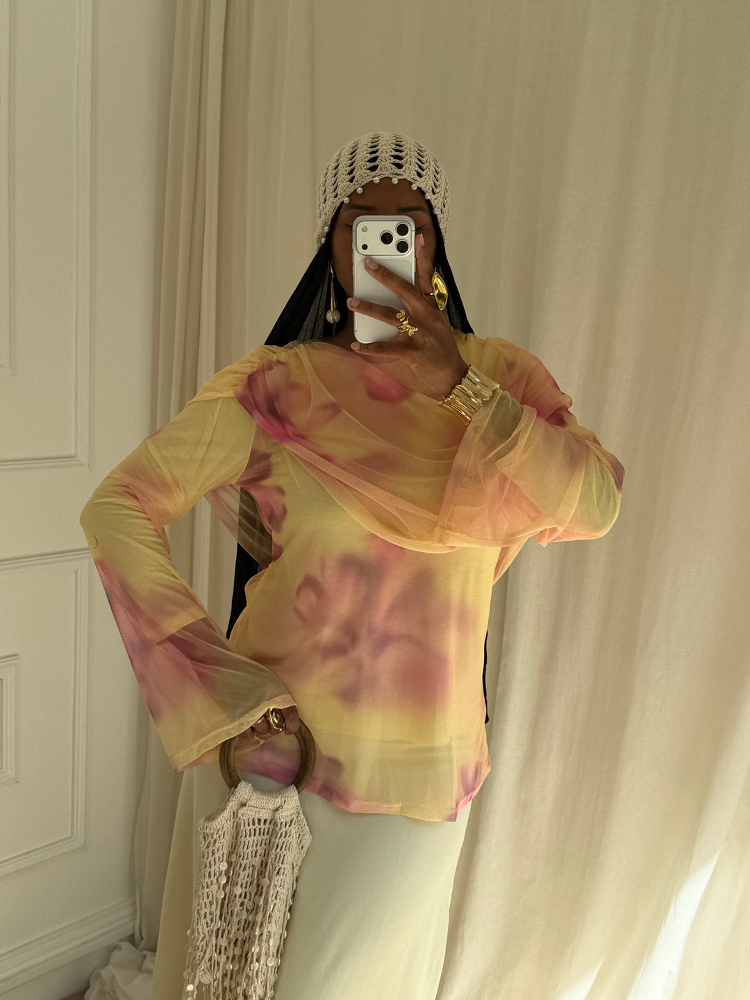 BLOUSE AYDA JAUNE