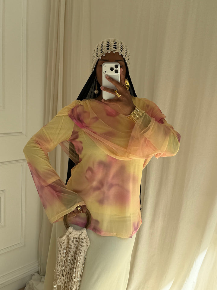 BLOUSE AYDA JAUNE