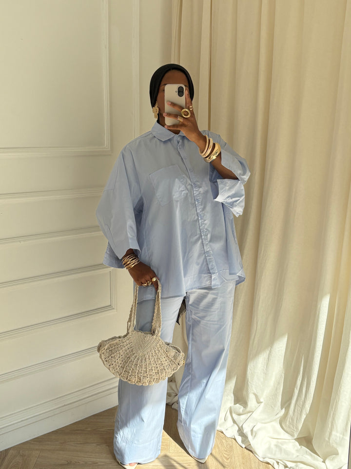 SET PANTALON CONFORT PREMIUM BLEU