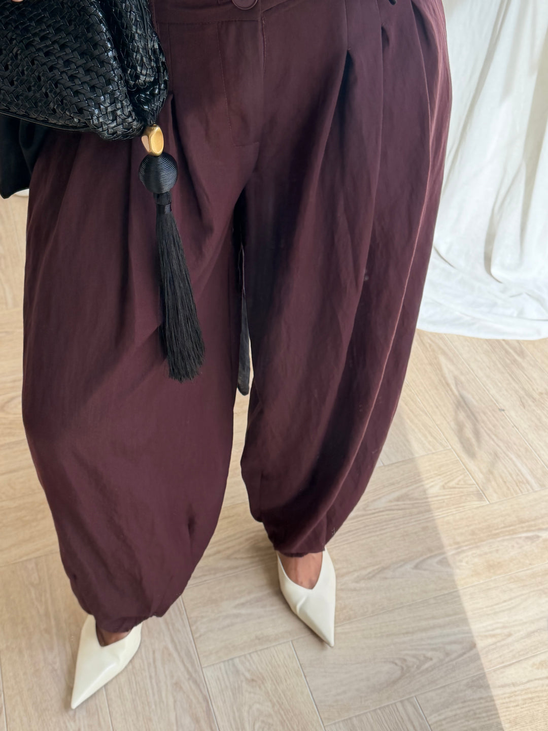 PANTALON BALLON PREMIUM BORDEAUX