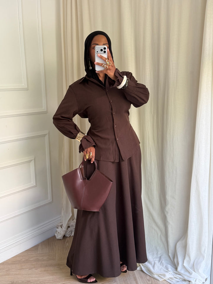 ENSEMBLE VELA MARRON
