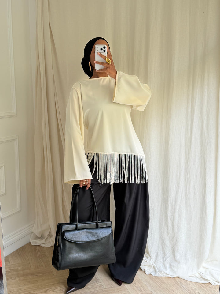 BLOUSE DOUSSAN BLANC CASSÉ