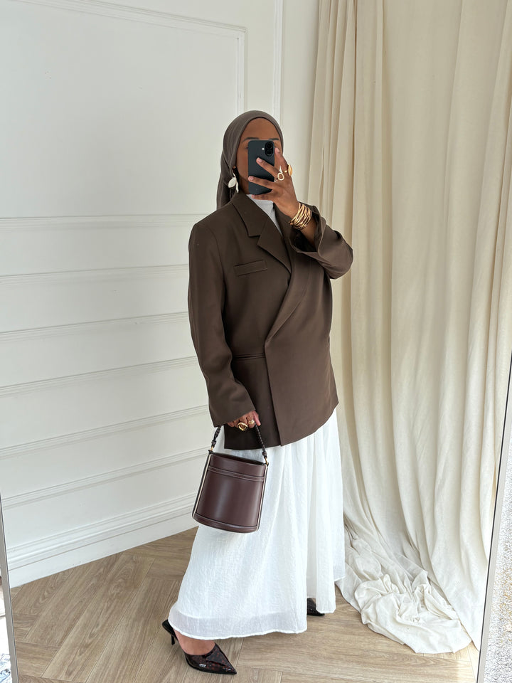 BLAZER PREMIUM MARRON