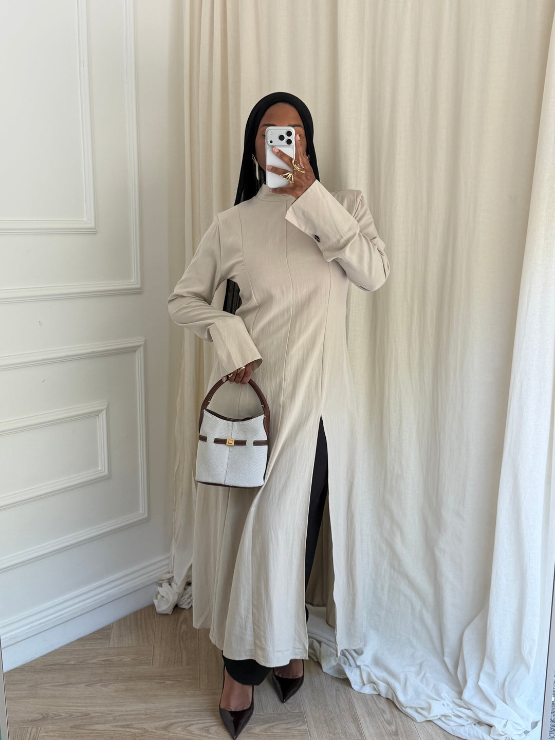 ROBE RIVA BEIGE
