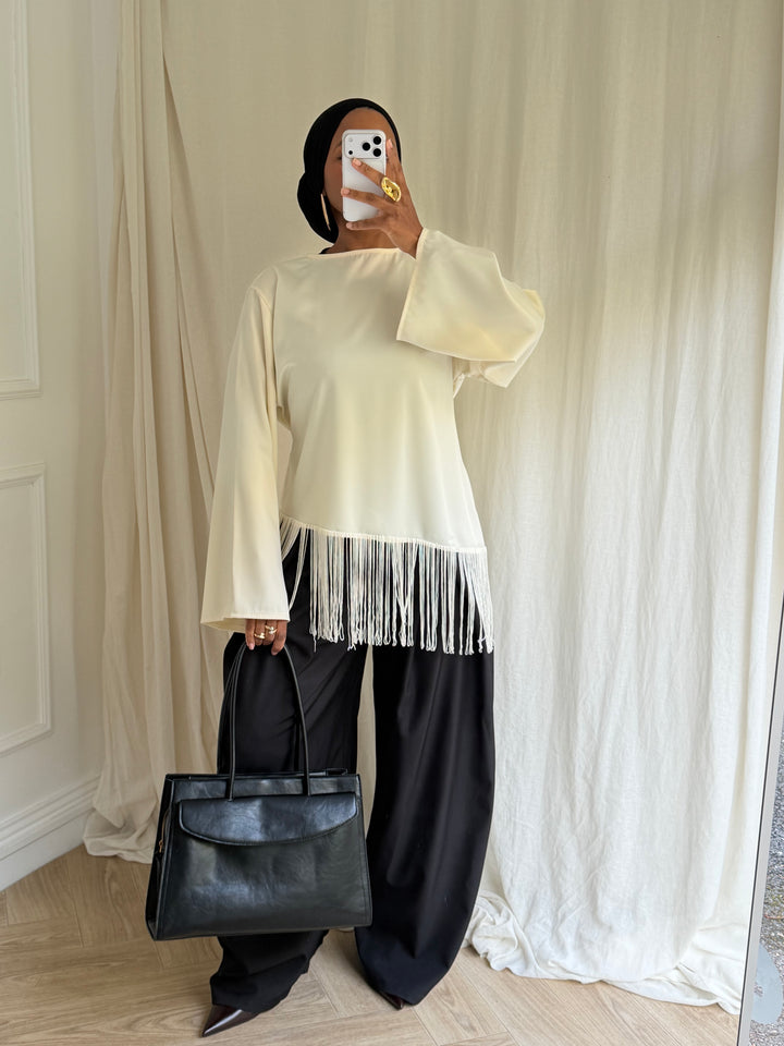 BLOUSE DOUSSAN BLANC CASSÉ