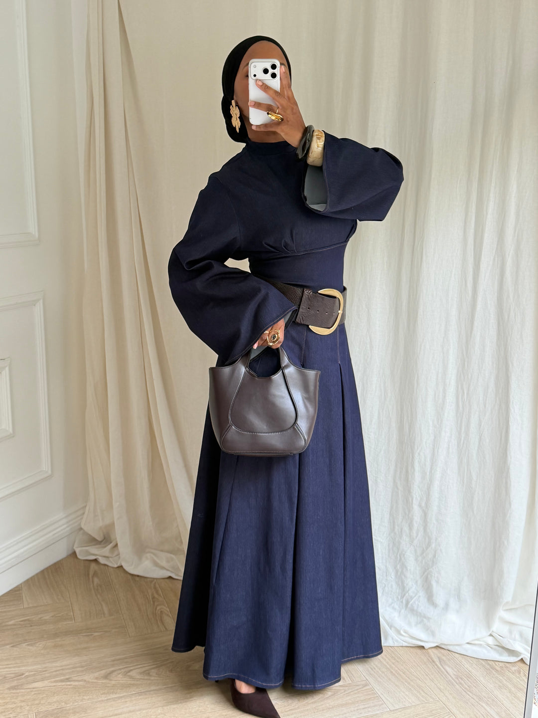 TOP CINTRÉ DENIM