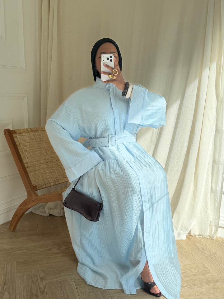 BOHEMIAN DRESS BLEU
