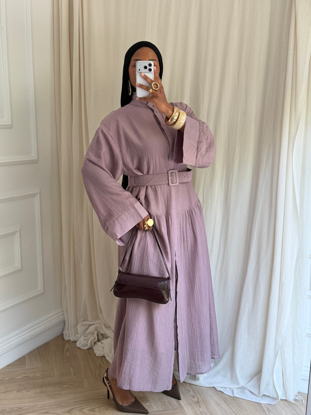 BOHEMIAN DRESS LILAS