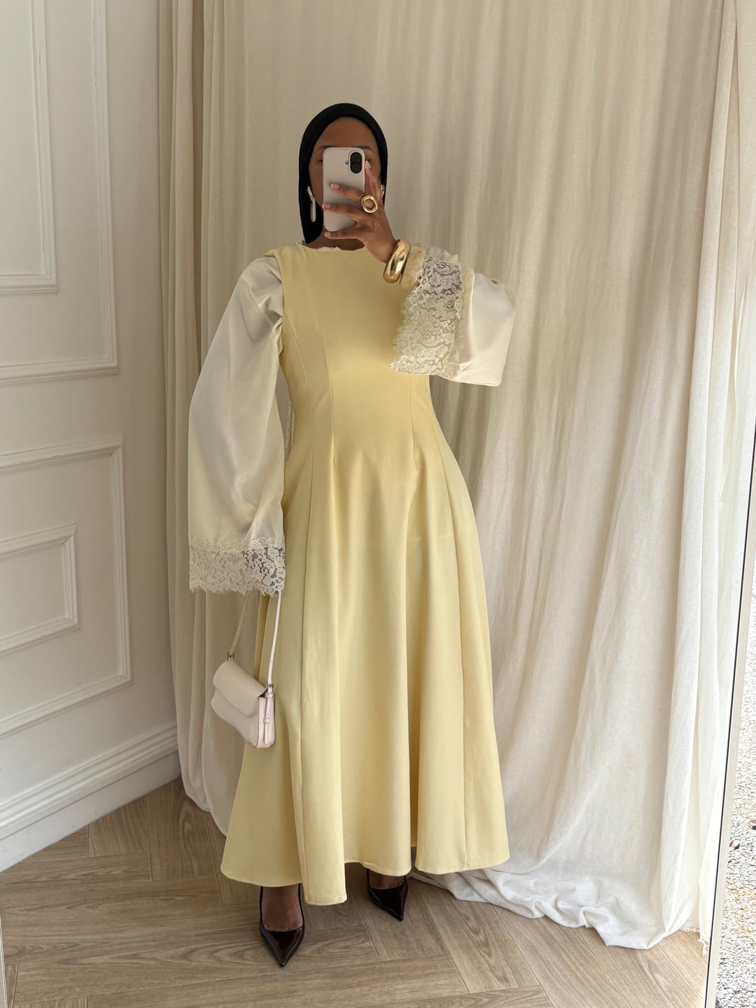 ROBE TAILLEUR JAUNE