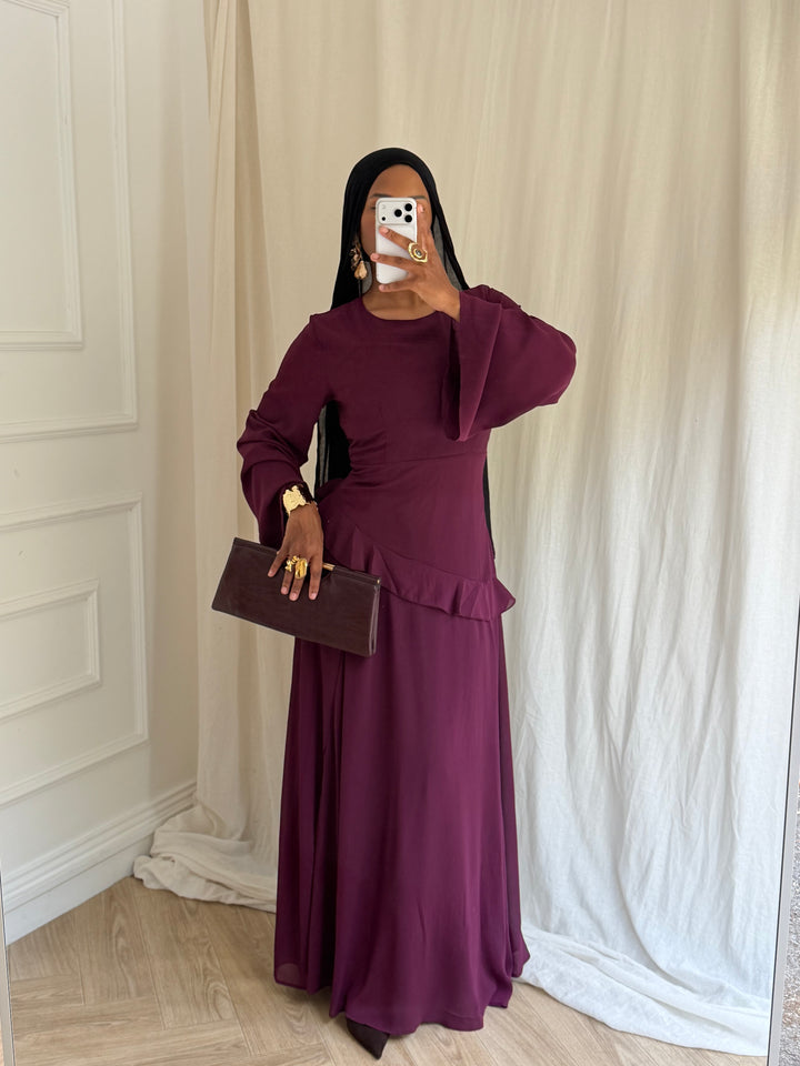 ROBE SORA BORDEAUX