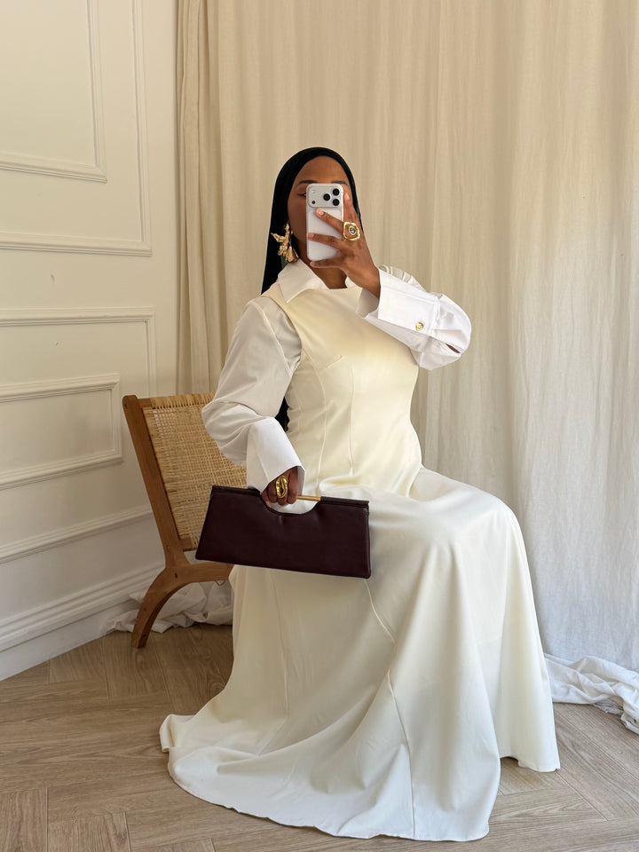 ROBE TAILLEUR CRÈME