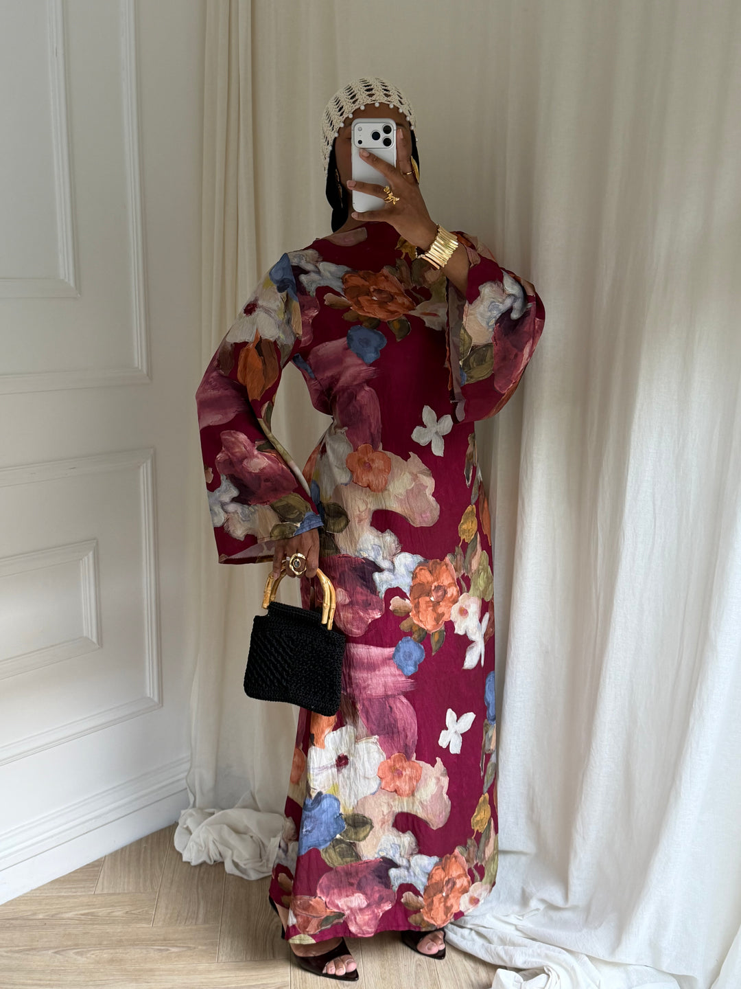 ROBE NEHIR BORDEAUX