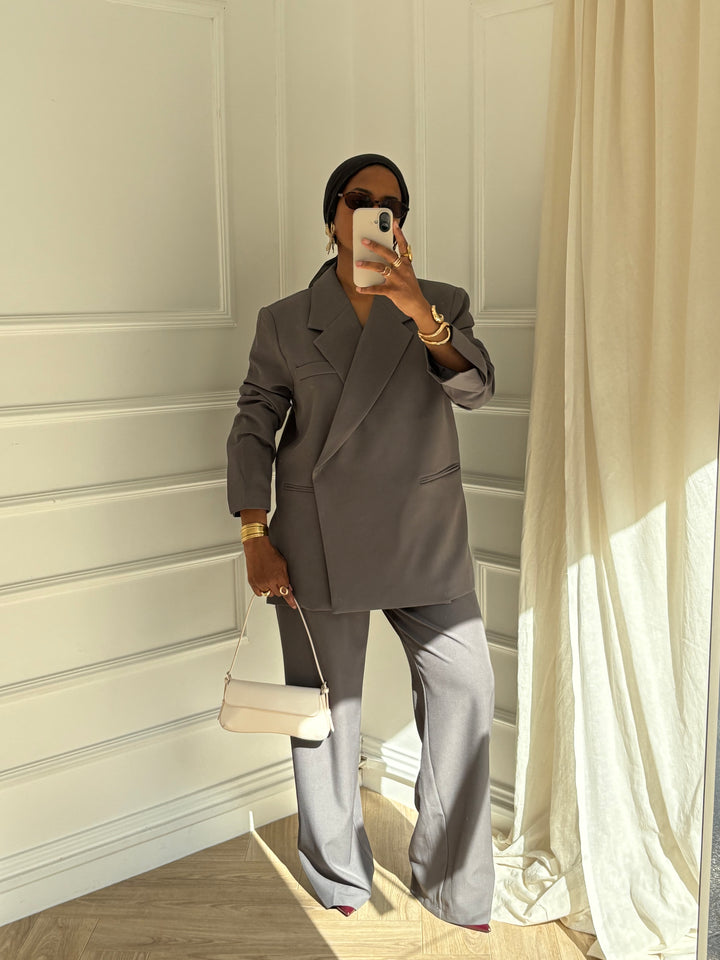 BLAZER PREMIUM GRIS FONCÉ