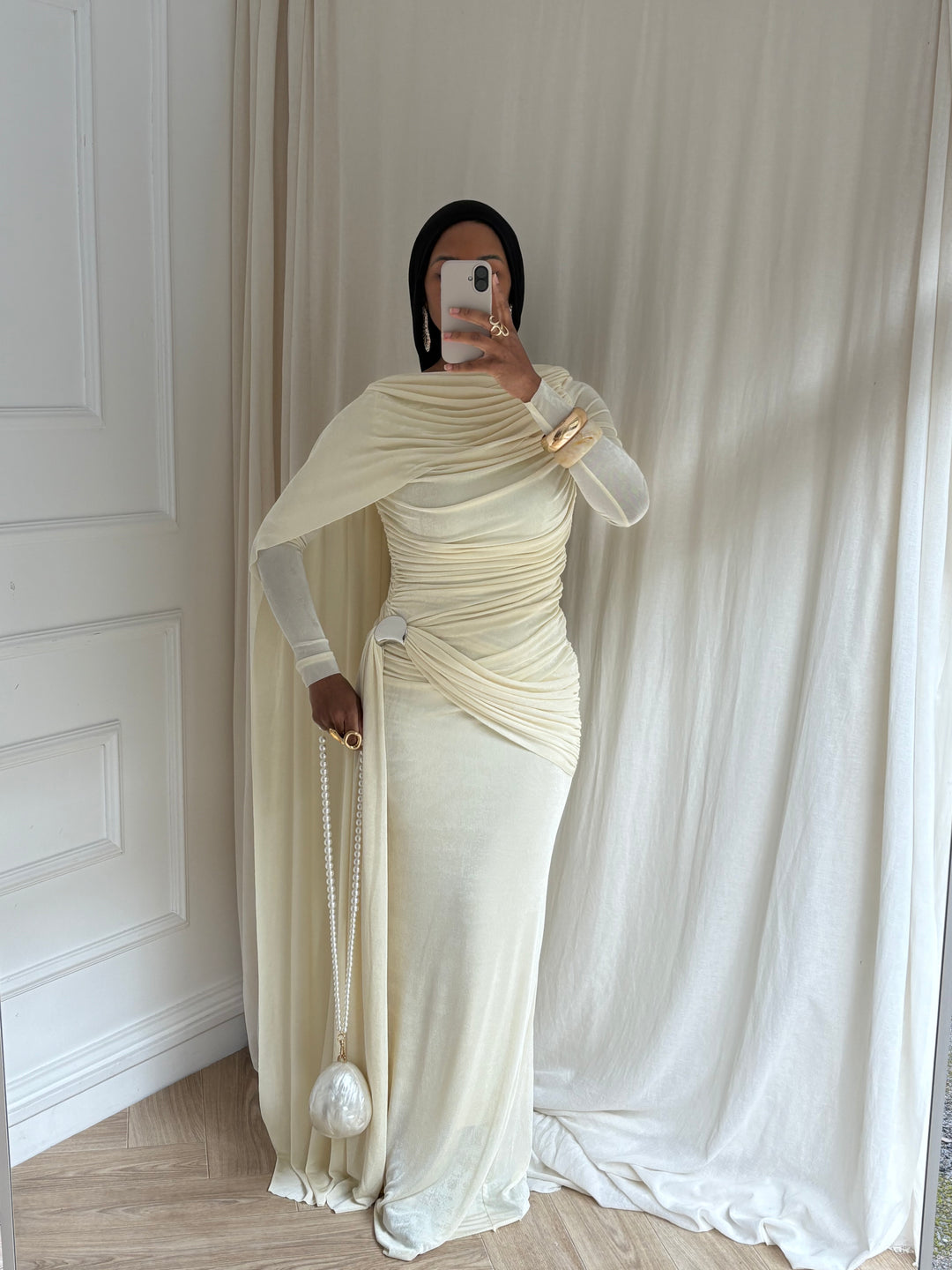 ROBE GALA JAUNE
