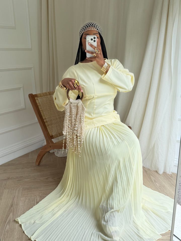 SET JUPE AYLA JAUNE