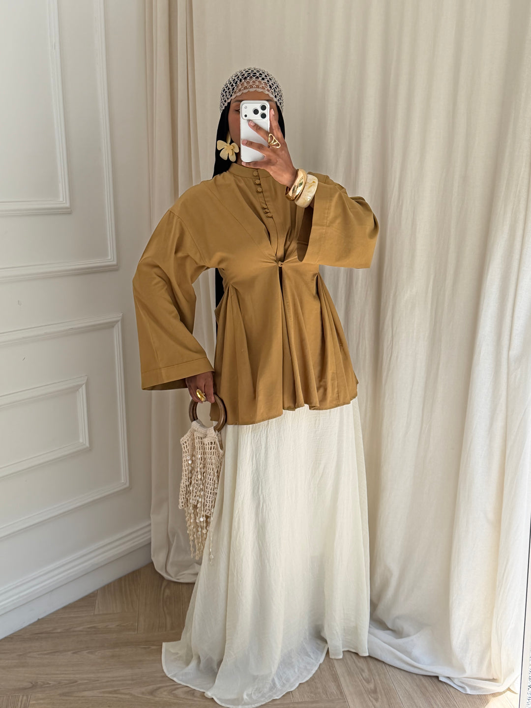 CHEMISE HAYNA OLIVE