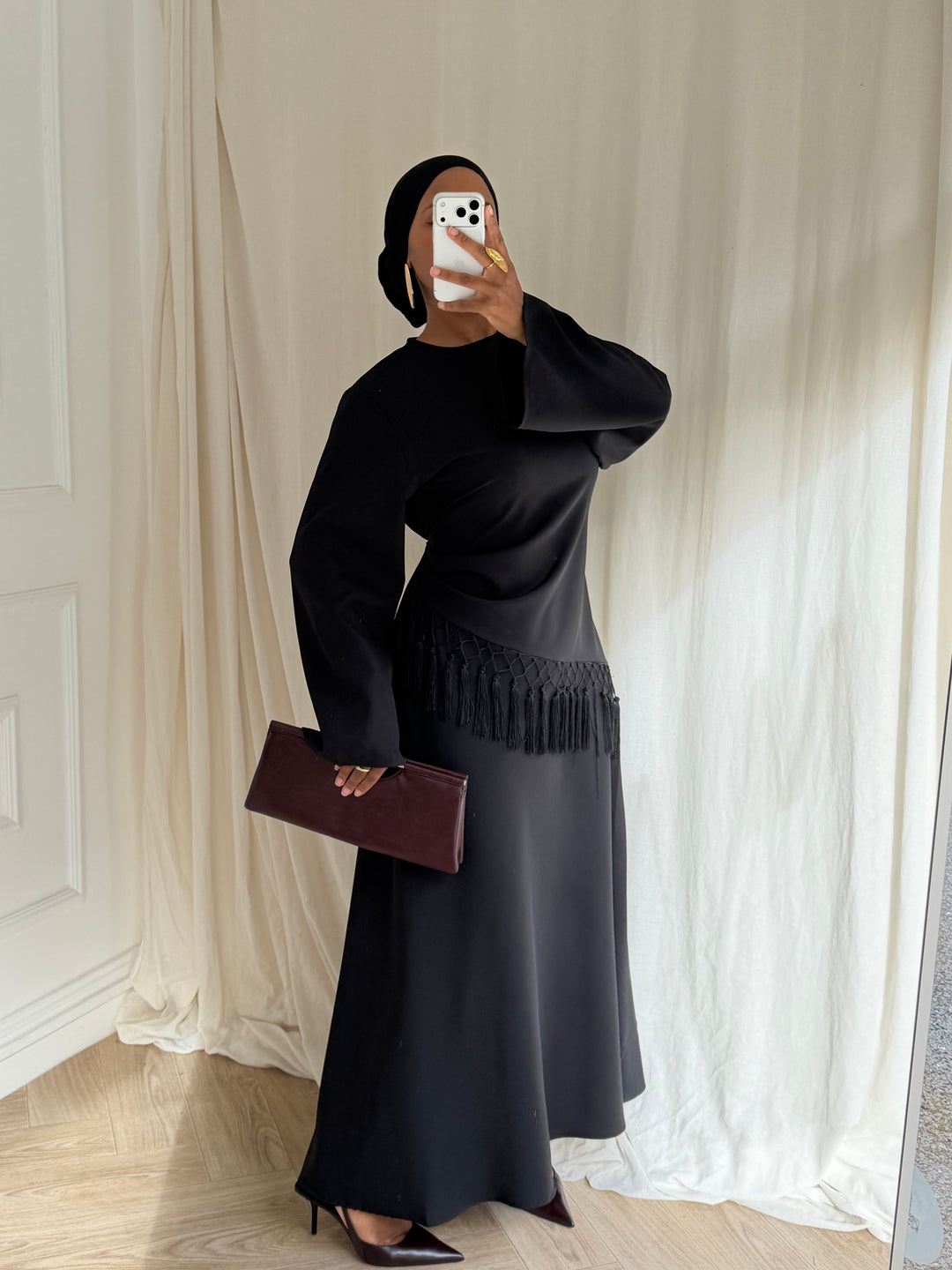 ROBE POCHOHONTAS NOIRE