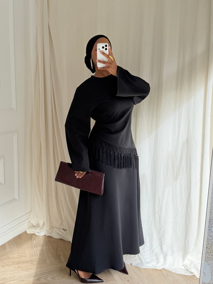 ROBE POCHOHONTAS NOIRE