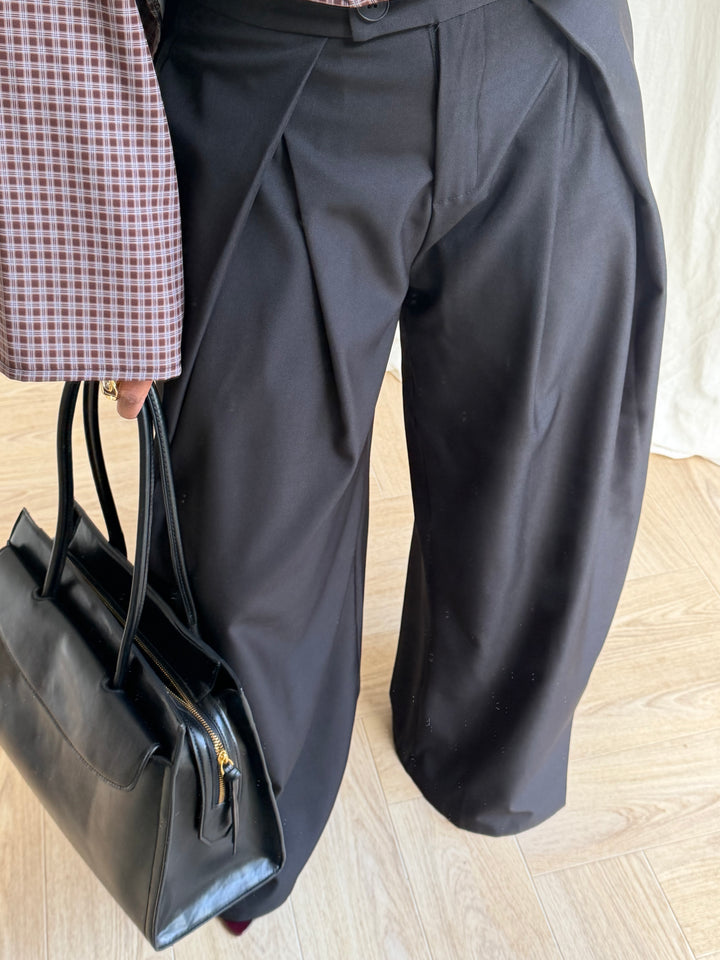 PANTALON OVERSIZED NOIR