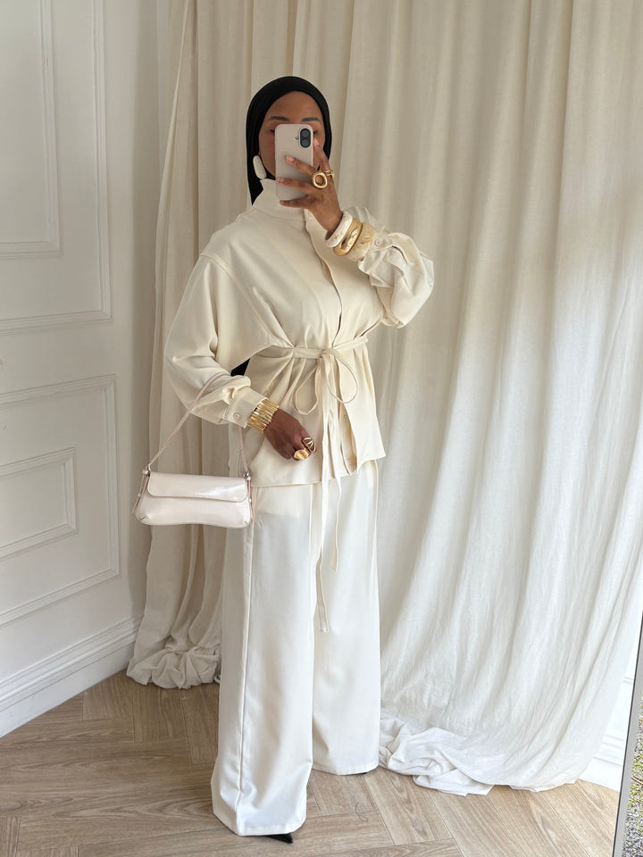 SET BLOUSE Manhattan CRÈME