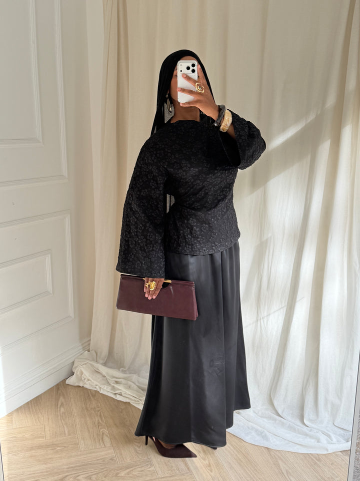 ENSEMBLE JUPE ASSA NOIR