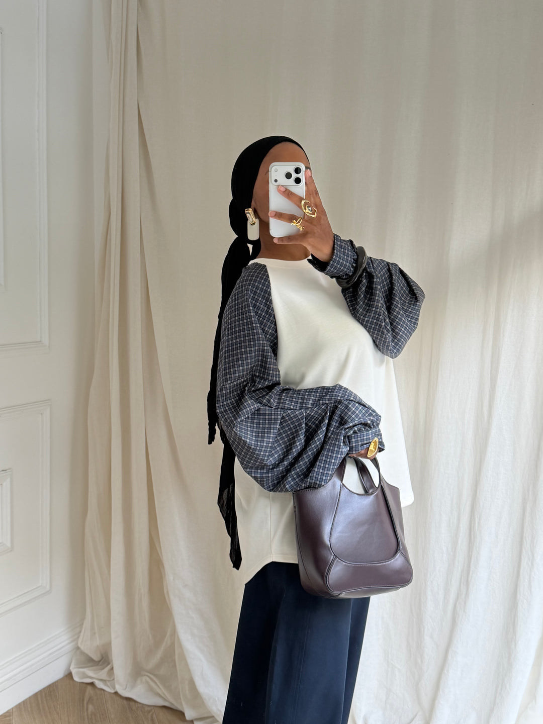 SWEAT BI MATIÈRE BLANC