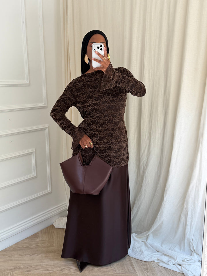 ENSEMBLE DENTELLE YURI MARRON