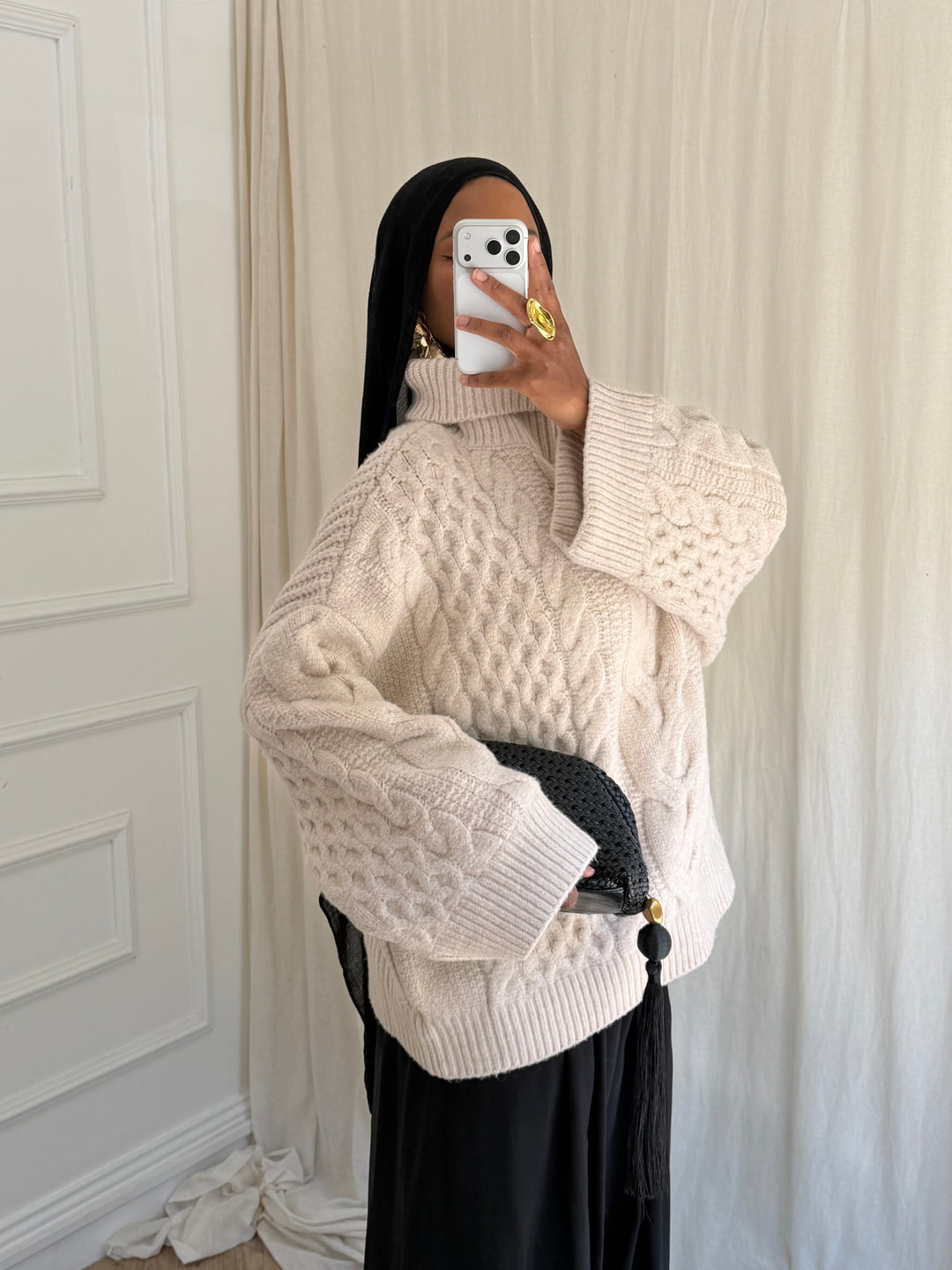 LE GROS PULL PREMIUM BEIGE
