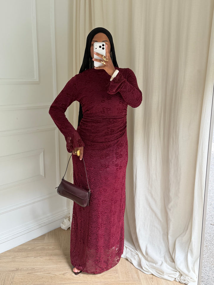 ROBE LEONNIE BORDEAUX