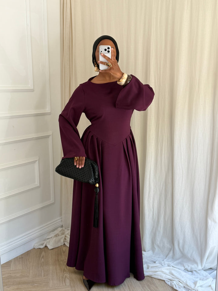 ROBE PENDA BORDEAUX
